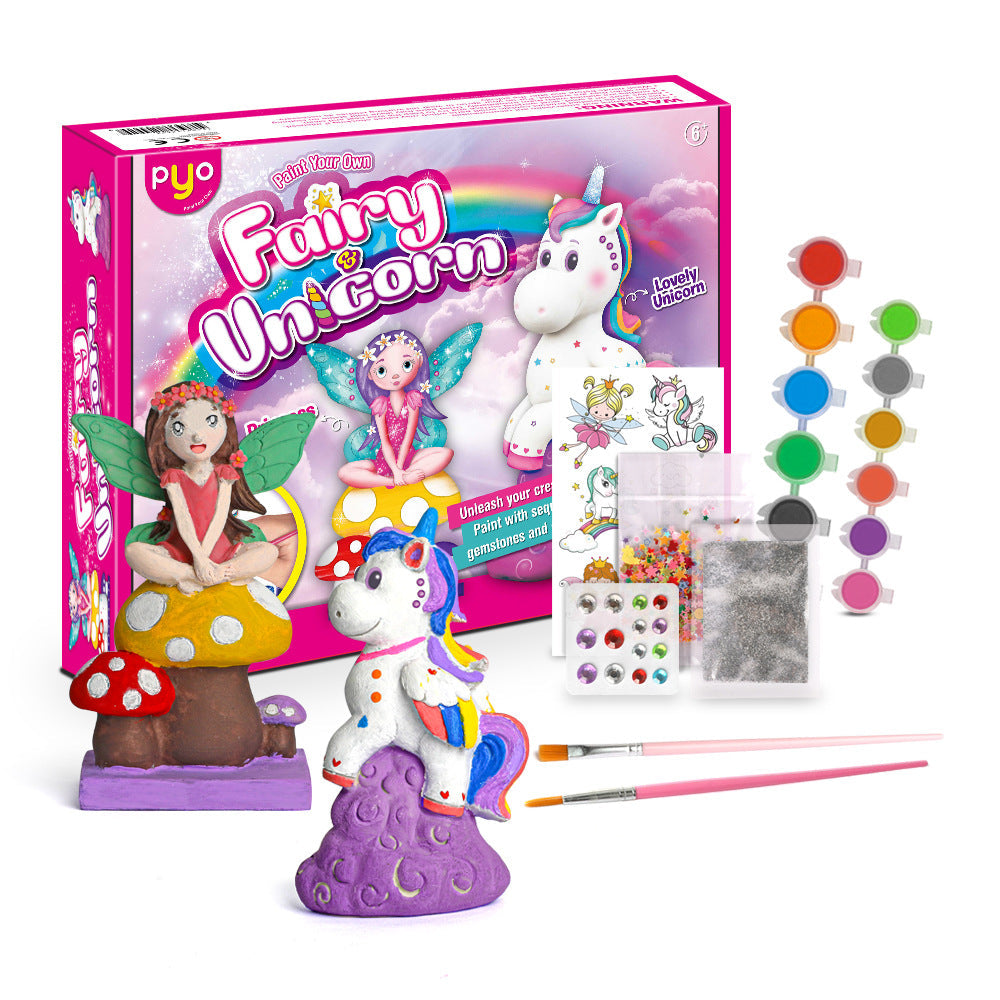 Kids Paint Your Own Fairy Unicorns