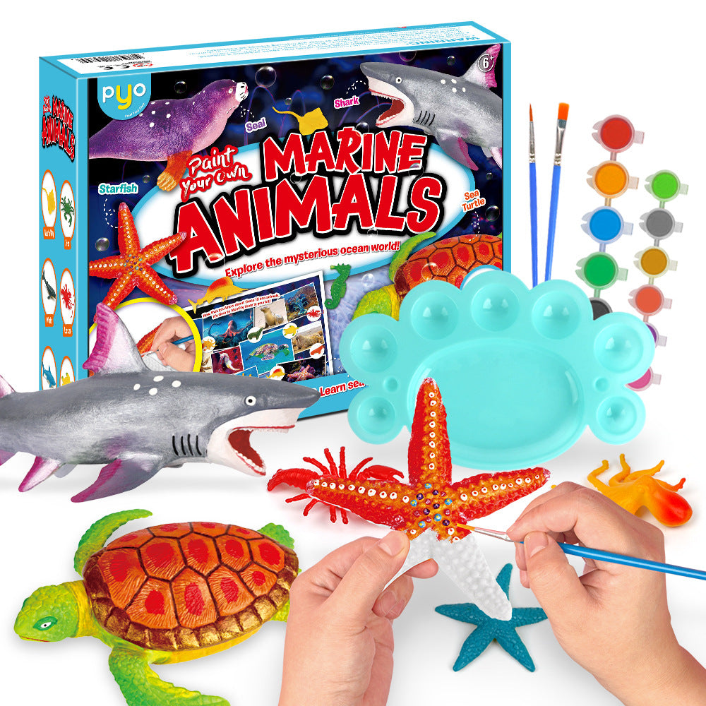 Kids Paint Your Own Marine Animals