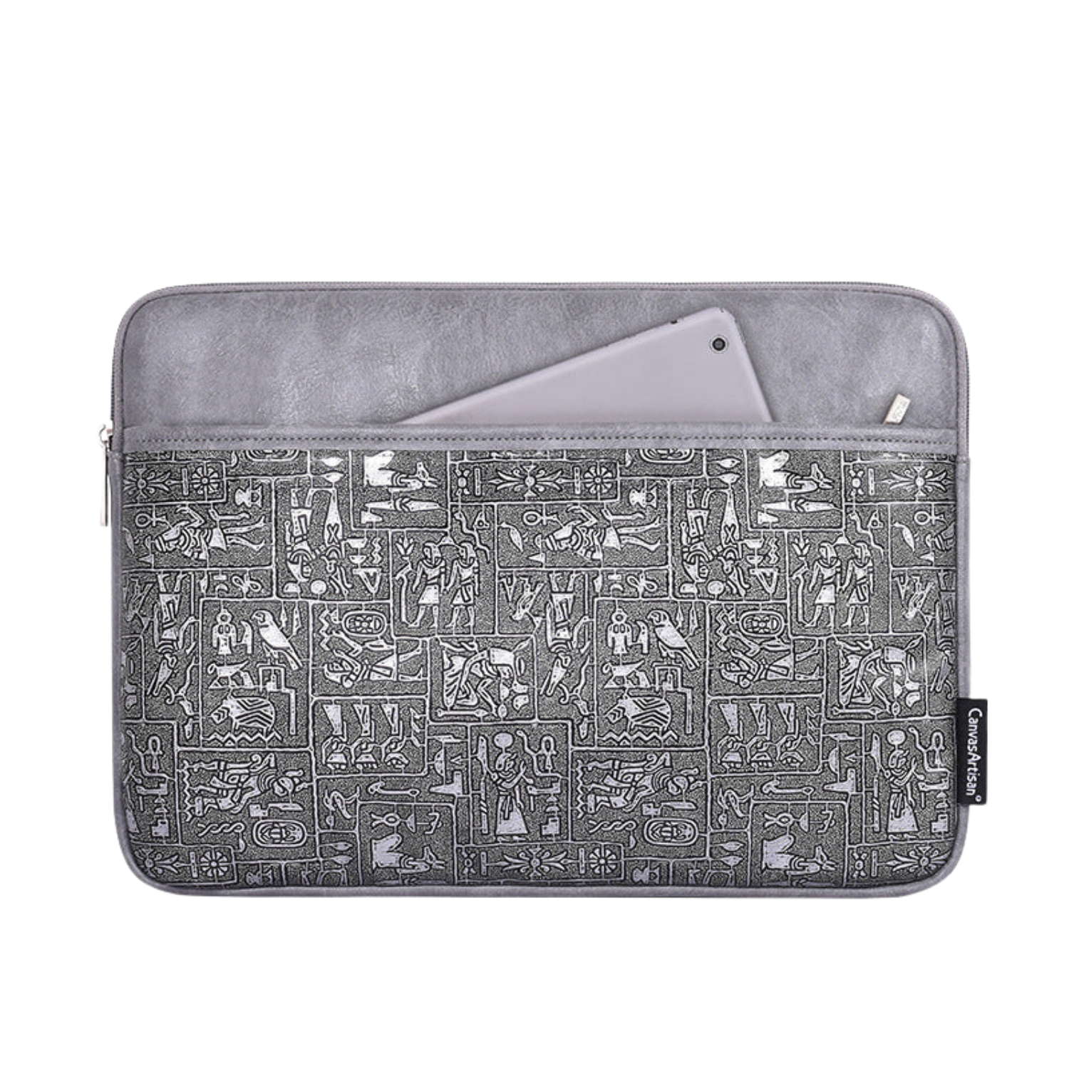 Ancient Egyptian PU Leather Laptop Sleeve – Shockproof, Wear-Resistant Case (11–15 Inch)