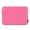 Textured Laptop Sleeve – Waterproof PU Case for 11–15" Devices, Crocodile Pattern