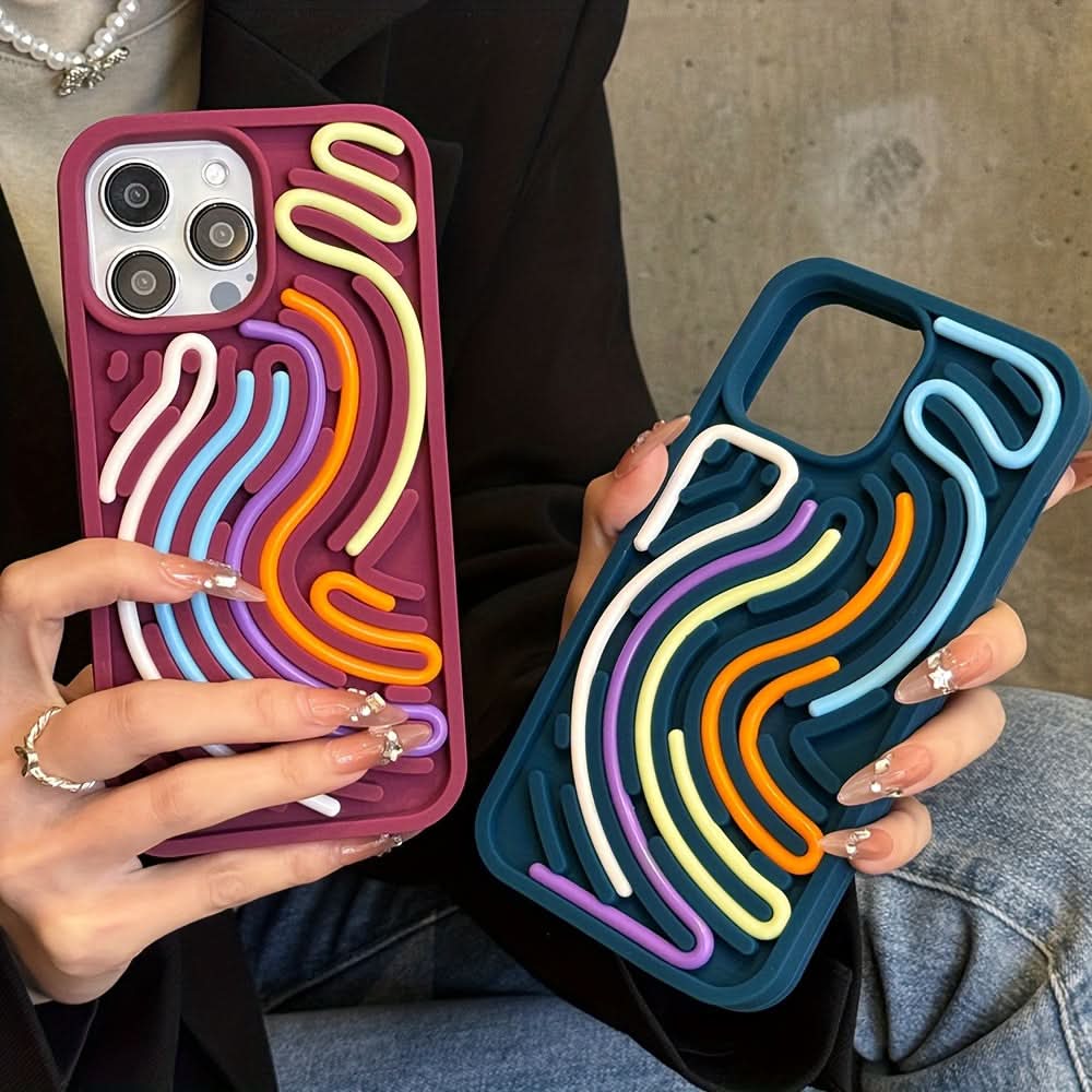 Detachable Puzzle Silicone iPhone Case