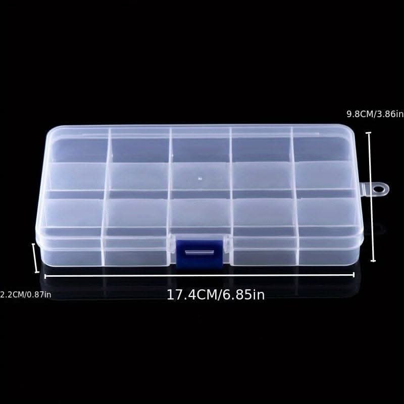 Multifunctional Transparent Desktop Storage Box – 10/15/24 Grid