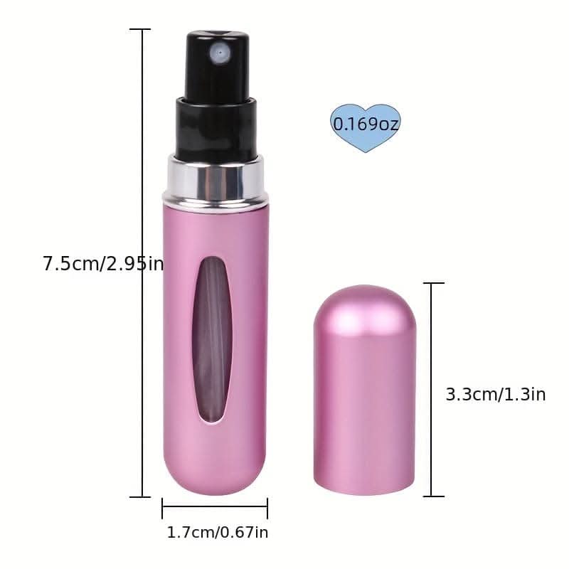 Compact Refillable Perfume Spray Bottle – 5ml