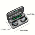 TWS Wireless Earbuds with Charging Case, Hi-Fi Stereo Sound