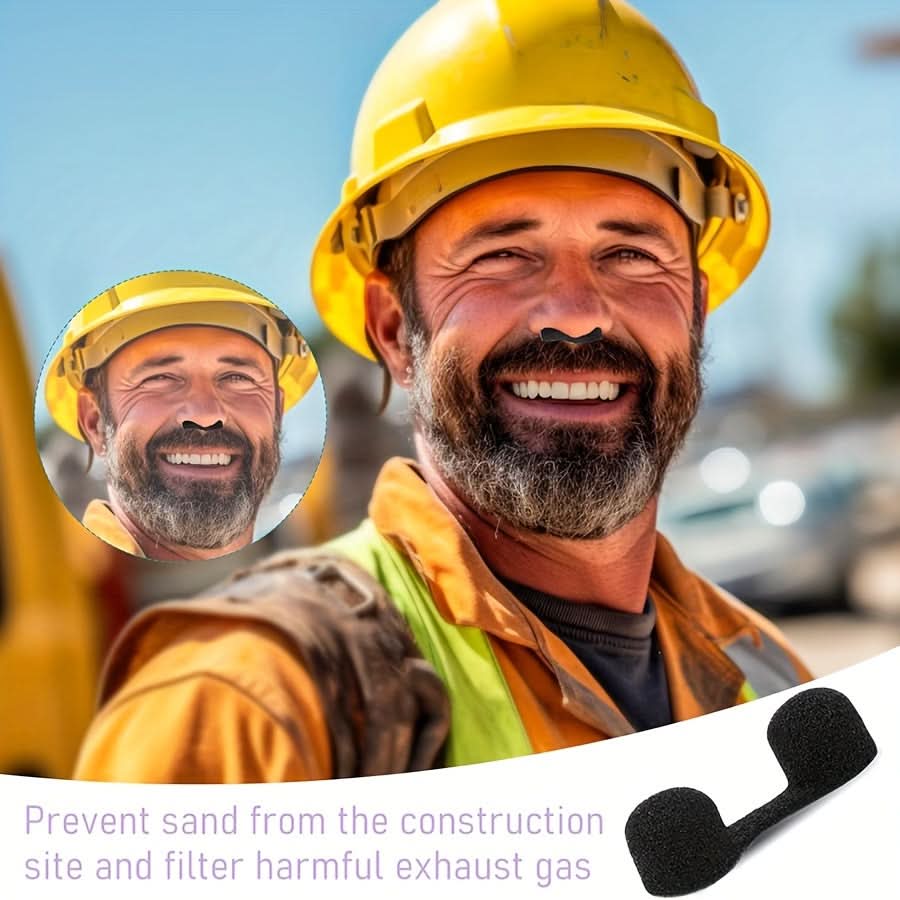 100pcs Disposable Foam Nose Filters – Dust, Pollen & Smoke Protection Nasal Plugs