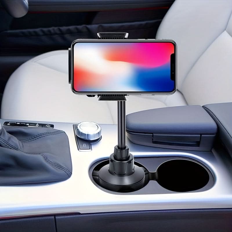 Car Cup Holder Phone Mount – Adjustable Long Neck Cradle