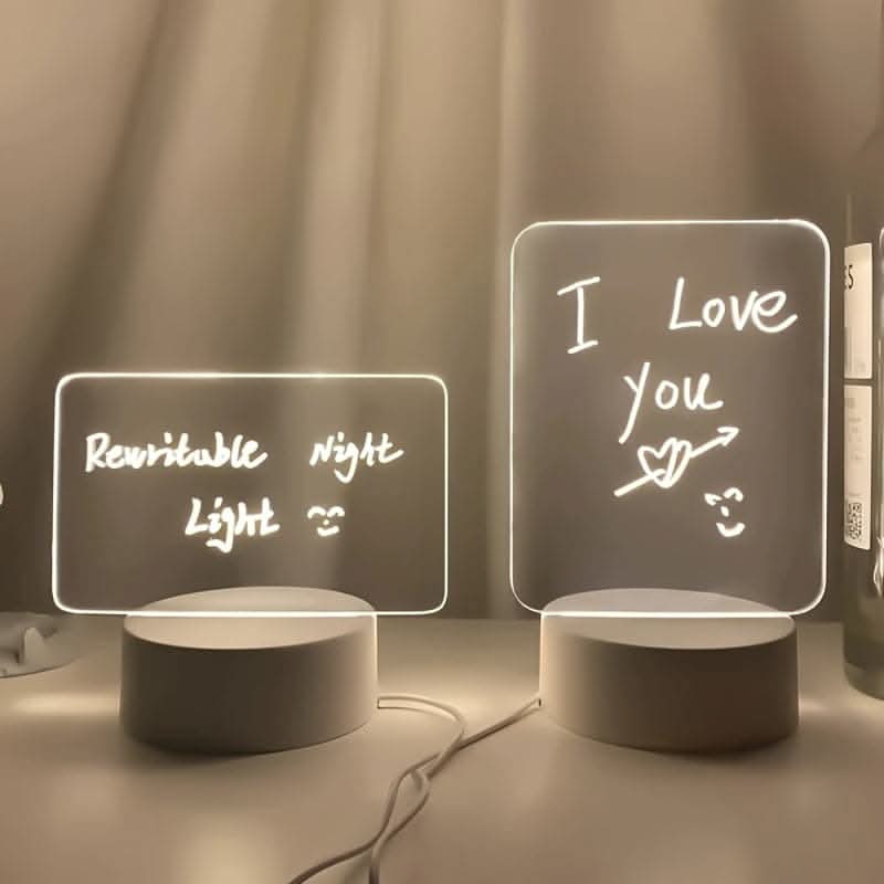 USB Rechargeable LED Message Night Light