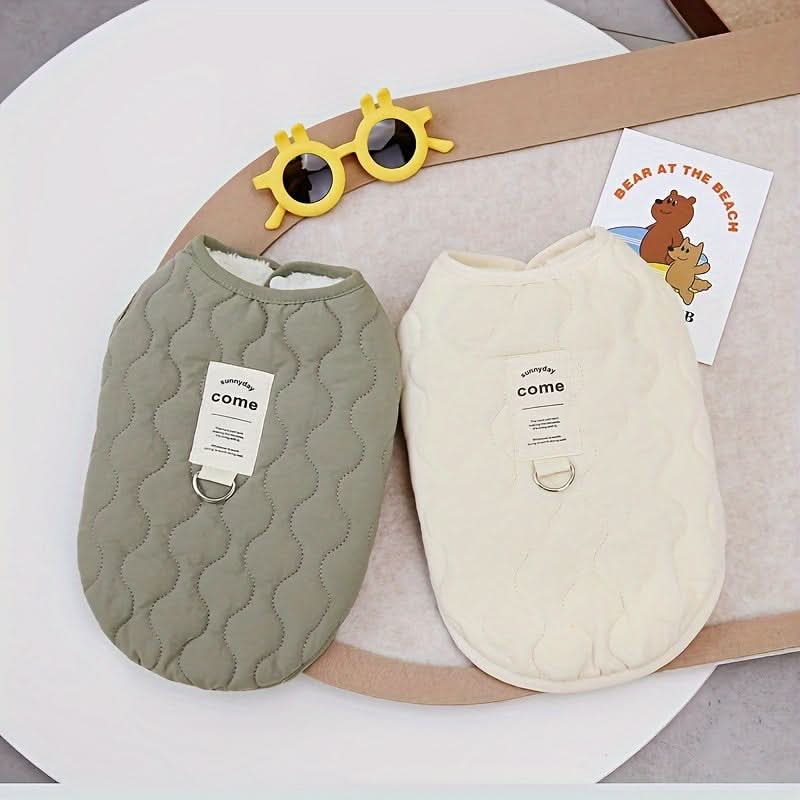 Cozy Winter Pet Vest for Small Dogs & Cats