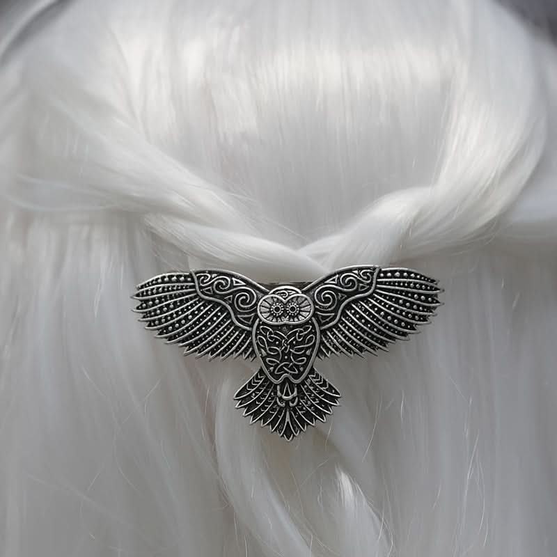 Vintage Floral Metal Hair Barrette for Women