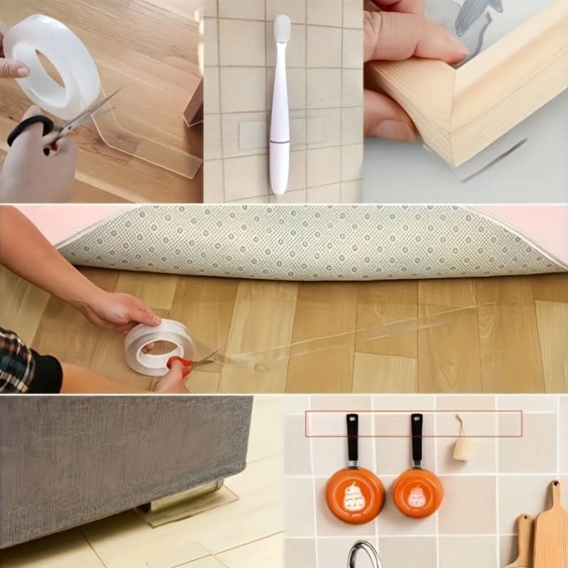 3 Rolls Heavy-Duty Double-Sided Nano Tape