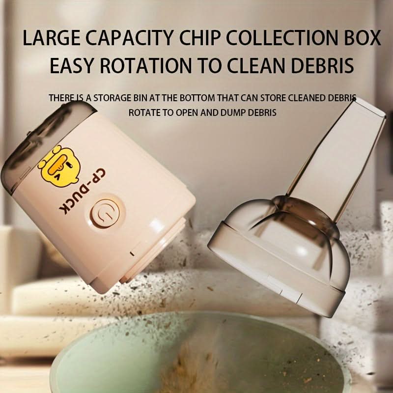 Mini Desktop Vacuum Cleaner with Wireless Charging