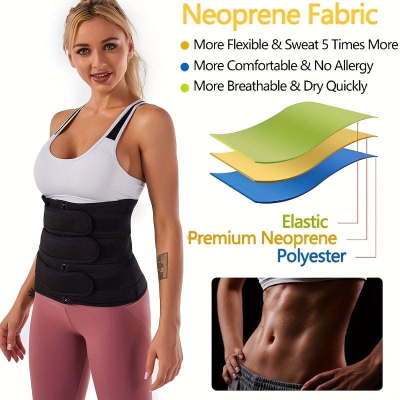 Heavy-Duty Slimming Waist Trainer with Breast Support