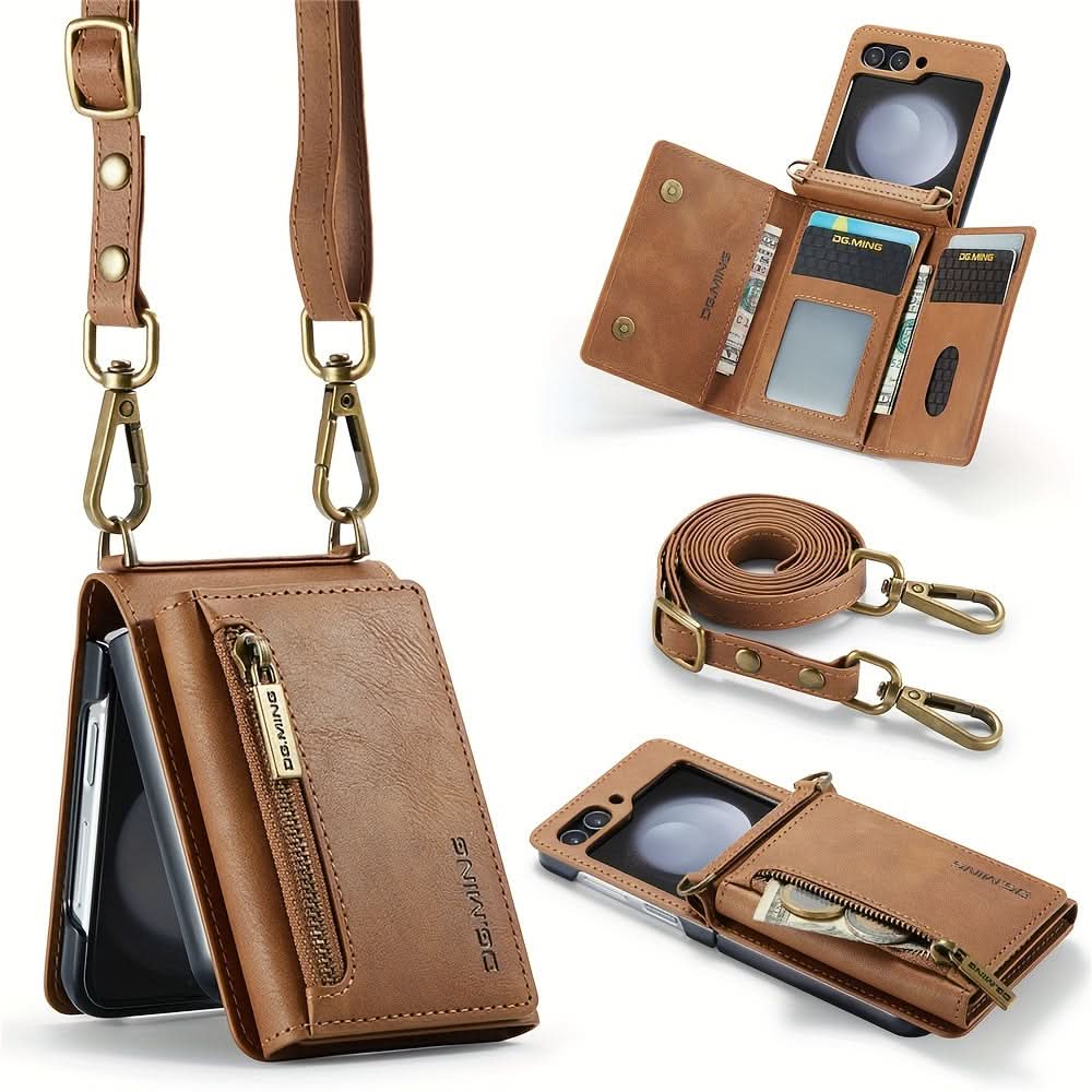 Zipper Wallet Case for Samsung Galaxy Z Flip
