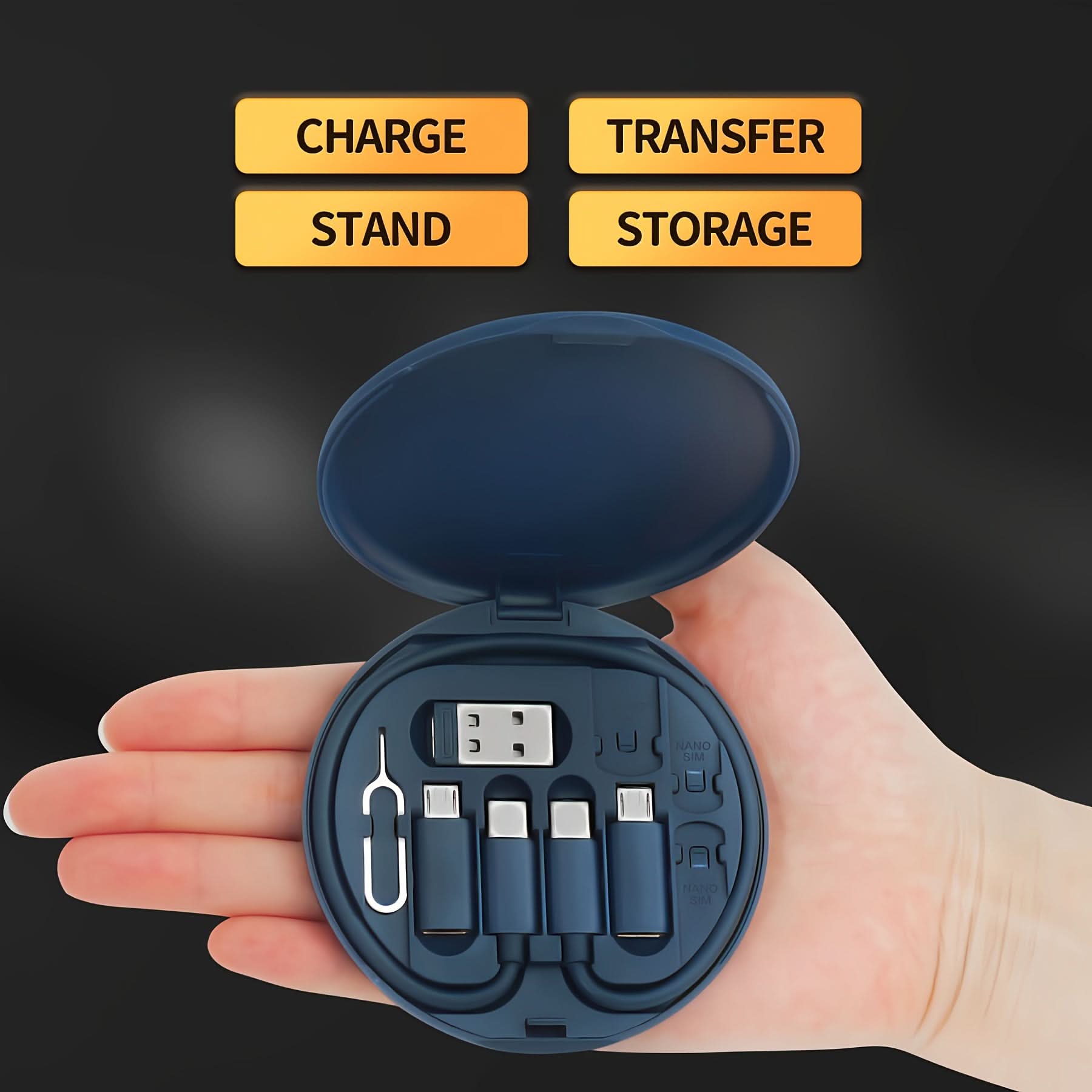 8-in-1 Multi USB Adapter Cable Kit, Fast Charging