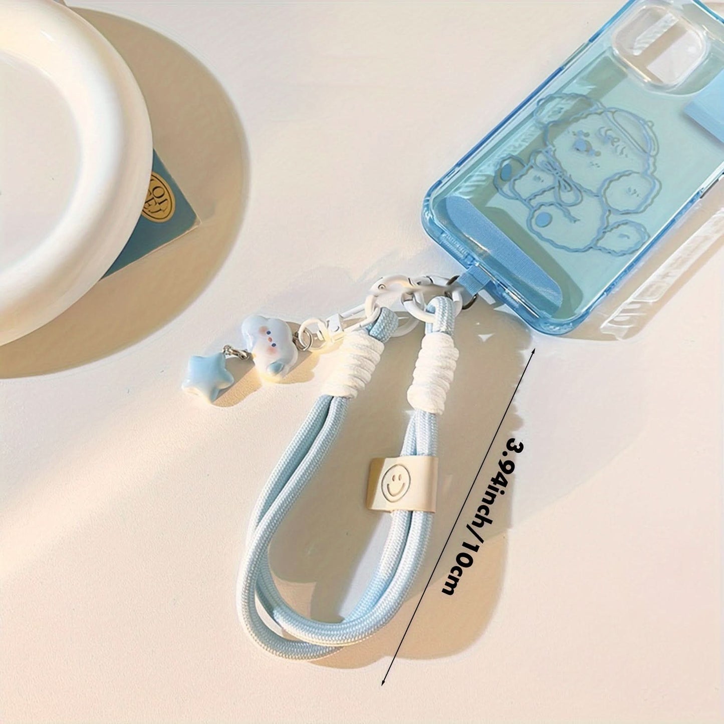 Candy-Colored Cloud and Star Phone Strap