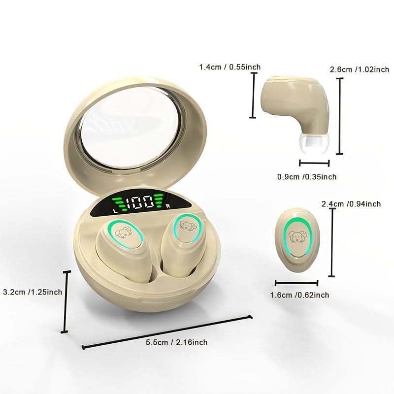 True Wireless Earbuds , Noise Cancelling, Dual Mic, 20H Playtime