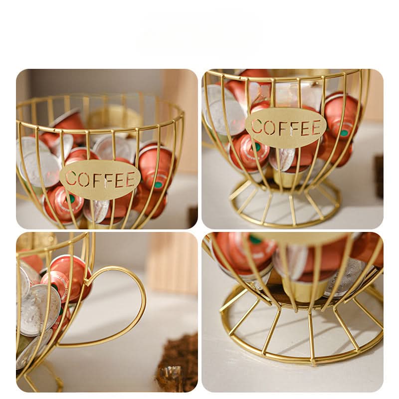Nordic Style Coffee Table Storage Rack – Light Luxury Snack & Candy Holder
