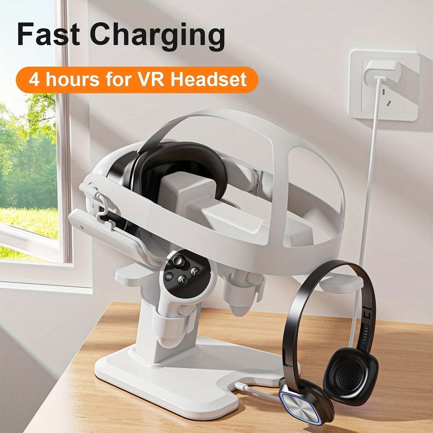 RGB Charging Dock Stand for Meta Quest 3 & 2