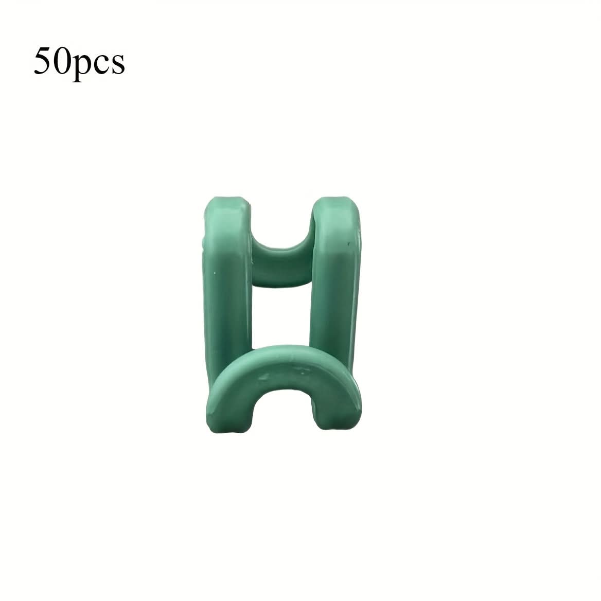 50pcs Plastic Closet Space-Saving Hanger Connectors