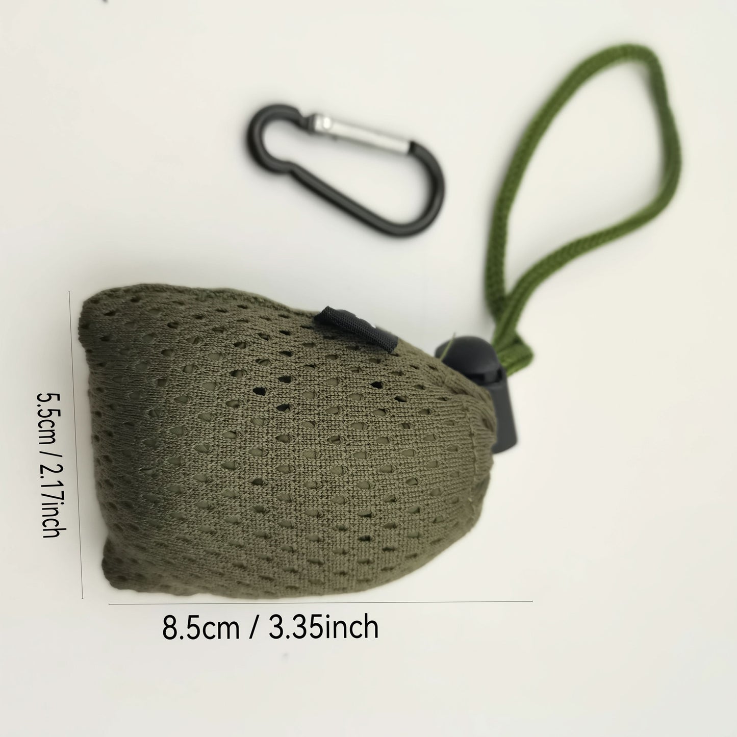 Mini Folding Reusable Shopping Bag – Portable Tote with Key Ring & Carabiner