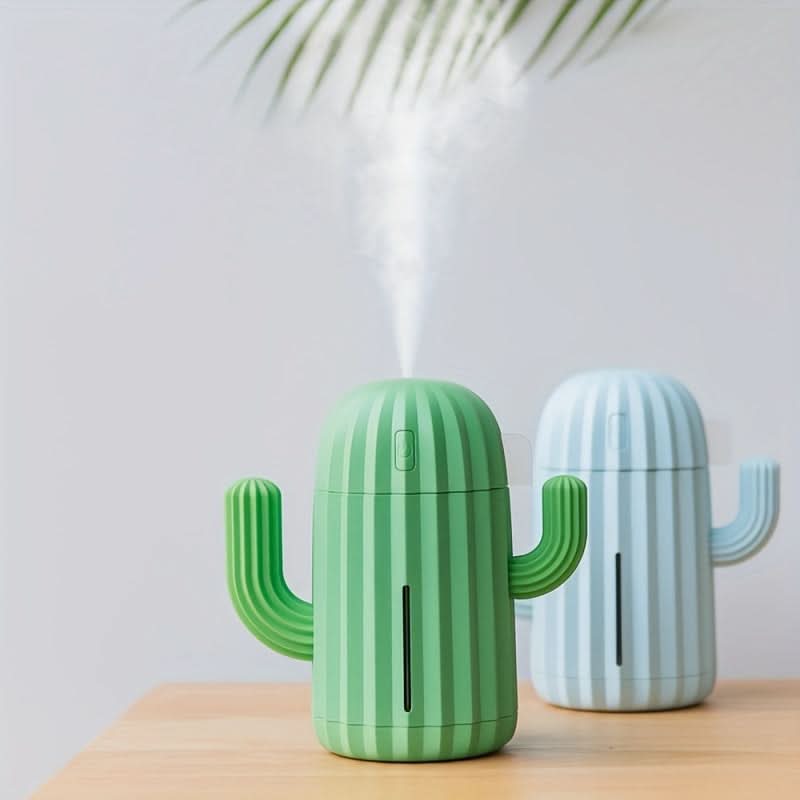 Cactus Mini USB Humidifier with Auto Shut-Off