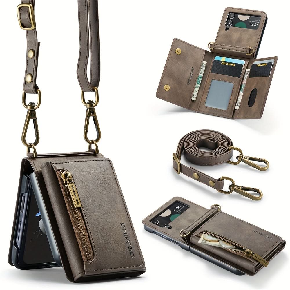 Zipper Wallet Case for Samsung Galaxy Z Flip