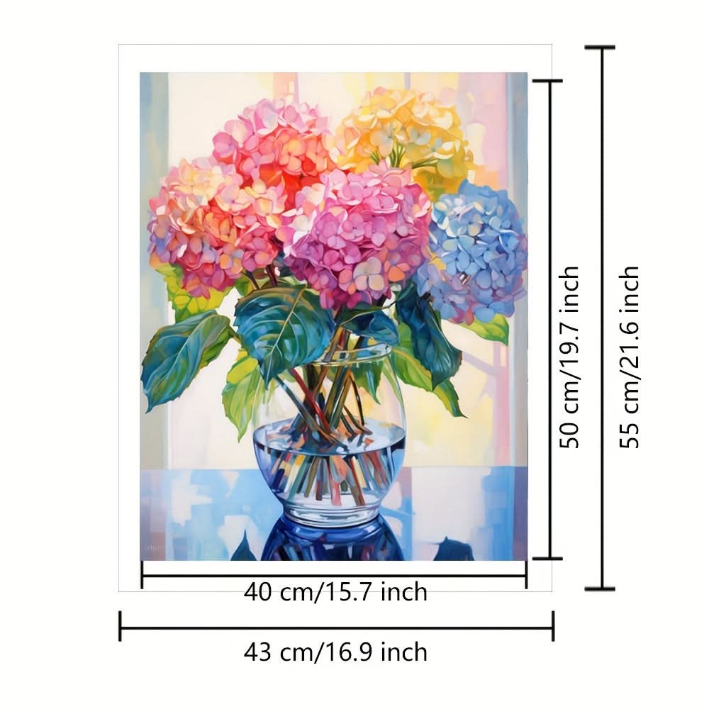 DIY Diamond painting by Numbers Kit for Adults – Frameless Paint by Numbers Set