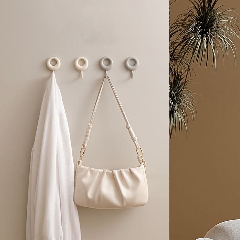 4-Piece Self-Adhesive Wall Hooks Set
