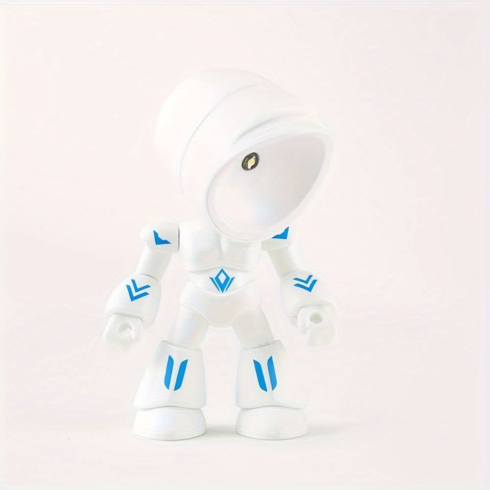 Robot Night Light – LED Desk Lamp, Cute Cartoon Design