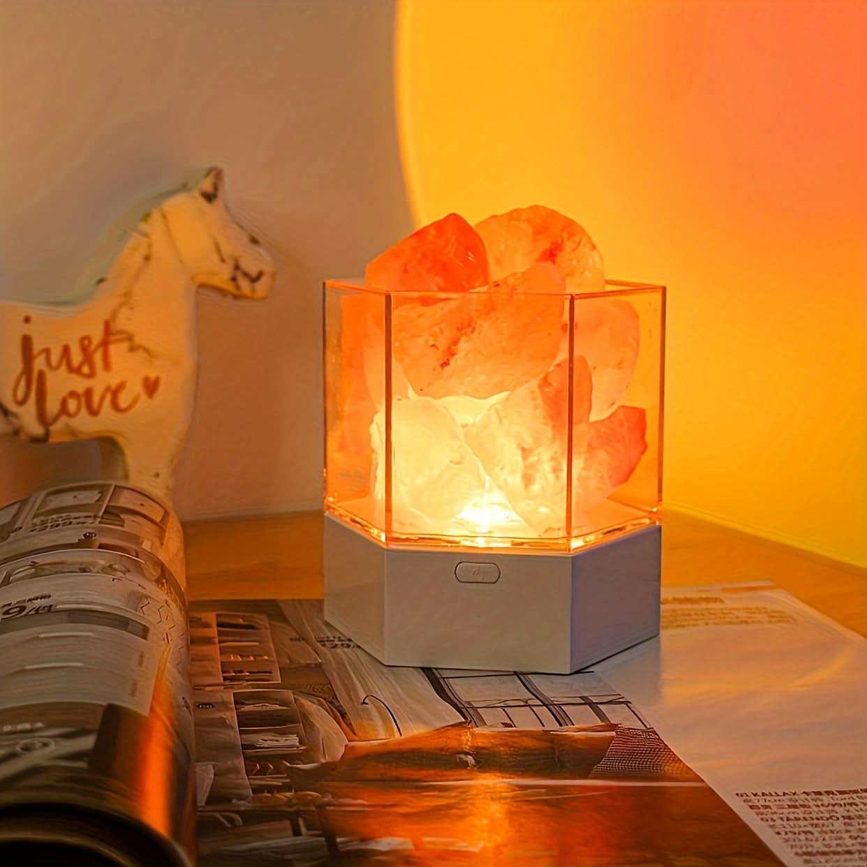 USB Himalayan Salt Lamp Night Light