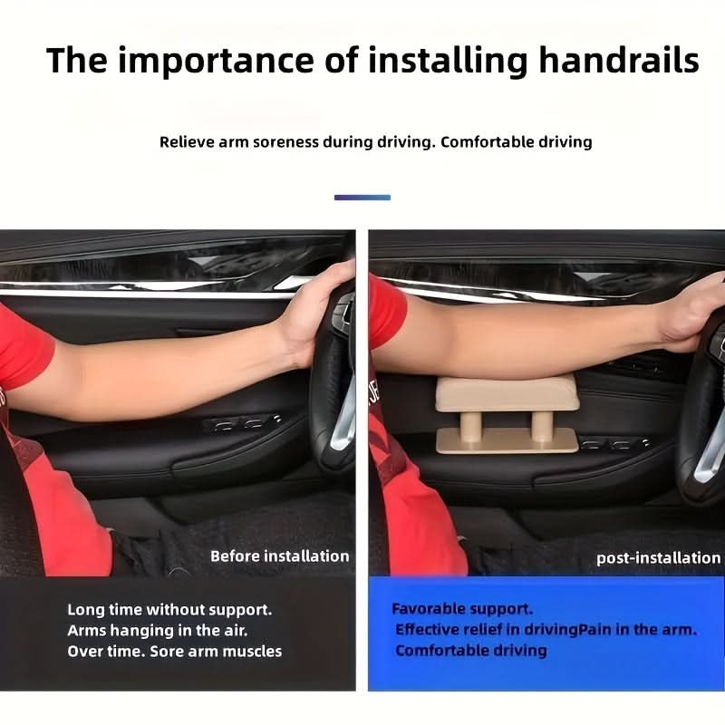 Adjustable PU Leather Car Door Armrest Pad
