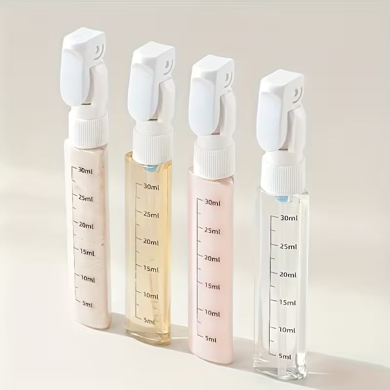 Travel Bottles Set – Refillable Leakproof Toiletry Containers with Labels & Stickers