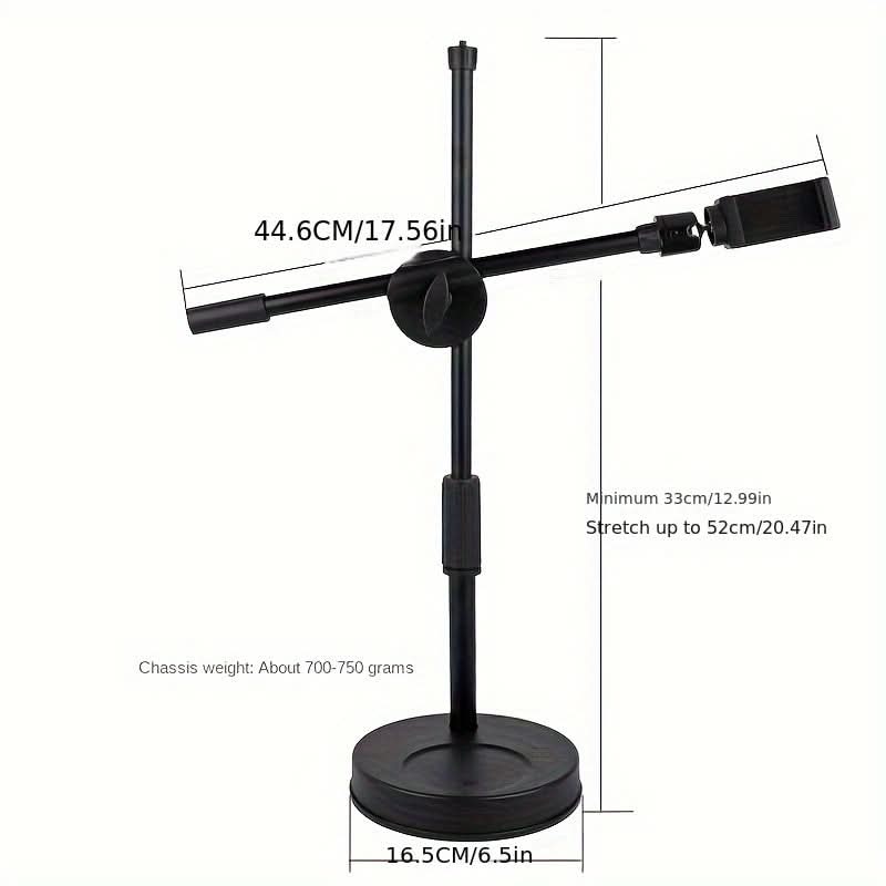 Phone Holder for Desk – Universal Stand for Live Streaming