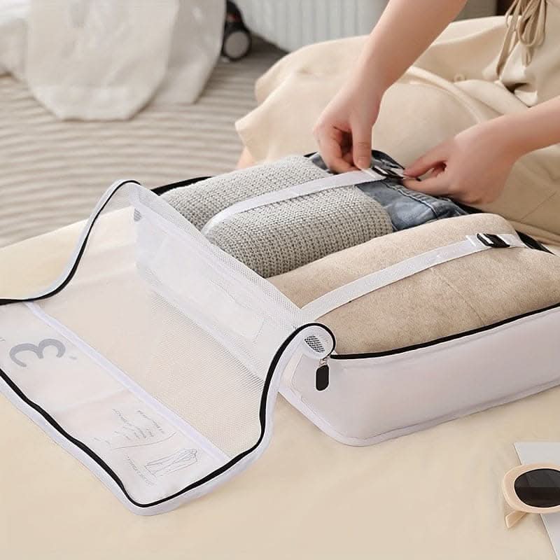 7-Piece Travel Packing Cubes Set