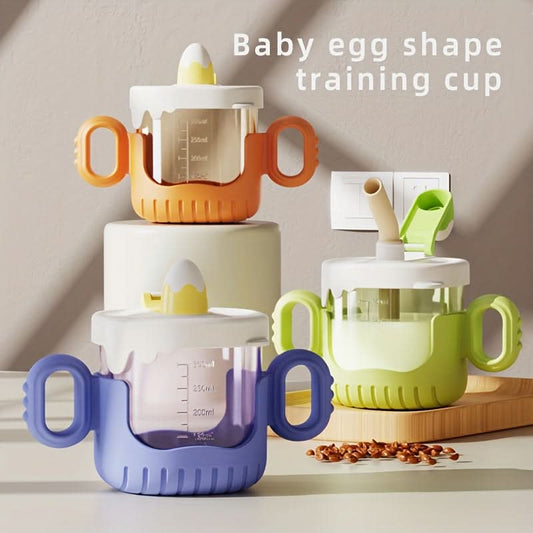1Pc BPA-Free Crocodile Sippy Cup with Lid & Straw
