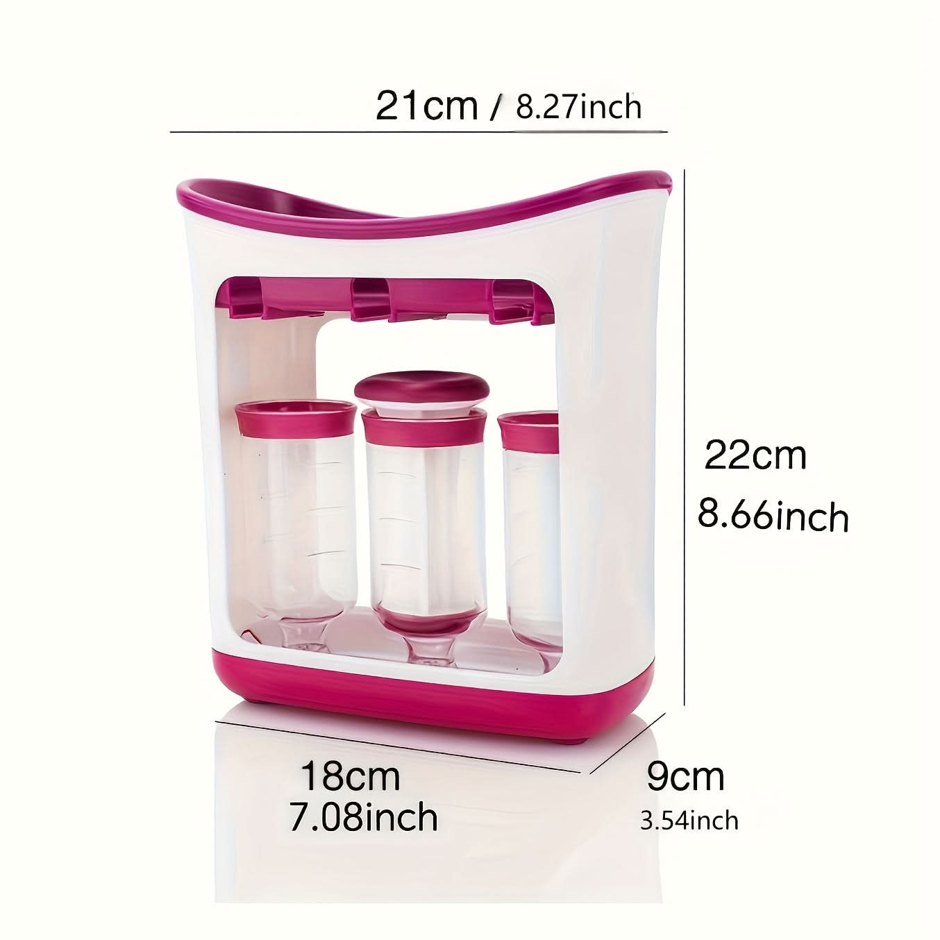 10-Pack Manual Baby Food Supplement Storage Bags