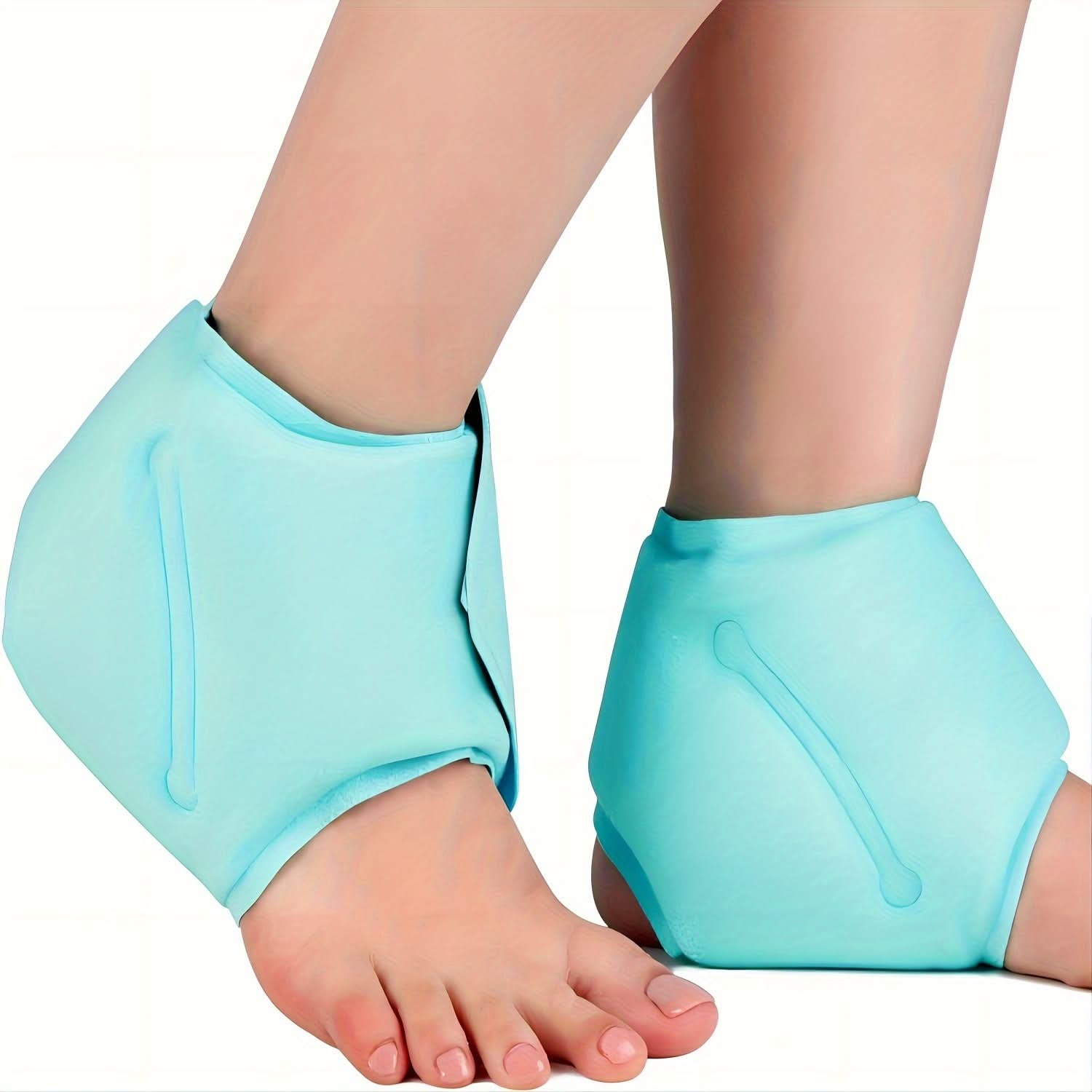 Reusable Ankle Ice Pack Wrap for Foot Pain Relief – Hot/Cold Gel Compress