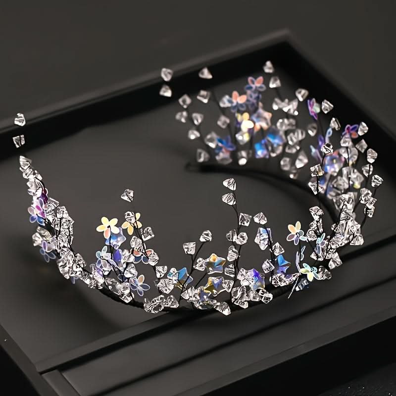 Elegant Rhinestone Tiara Headband for Weddings