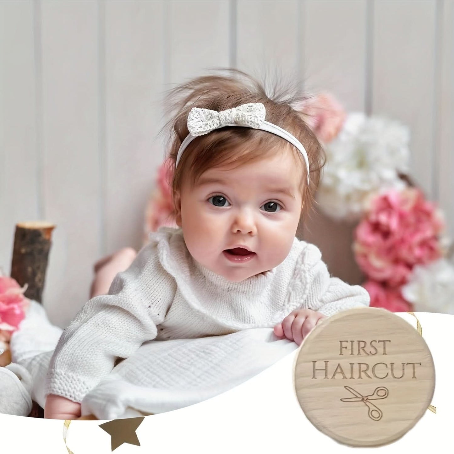 Wooden Baby Hair Keepsake Box, Portable