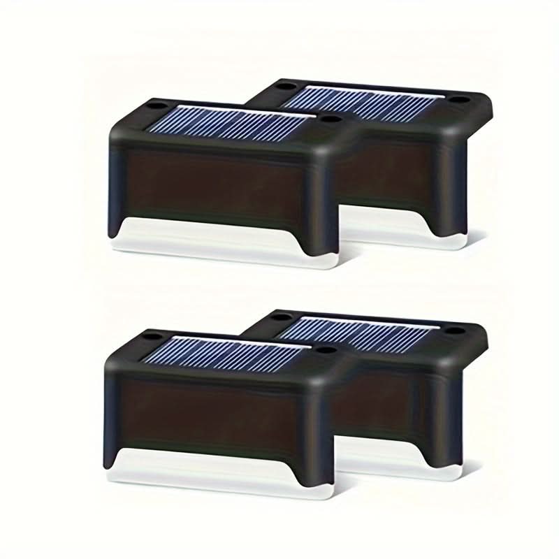 4 Pcs Solar Powered Outdoor Garden Lights - Waterproof LED