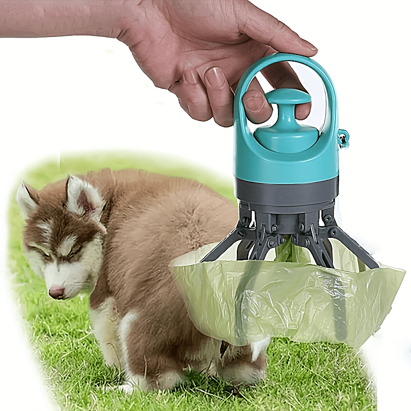 Portable Pet Waste Scooper with Bag Dispenser