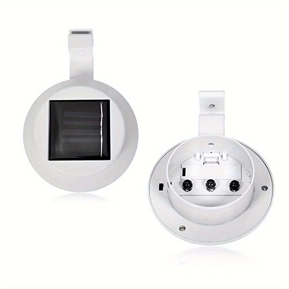 Pack of 4 Solar LED Gutter Lights for Outdoor Decoration-Warm Light