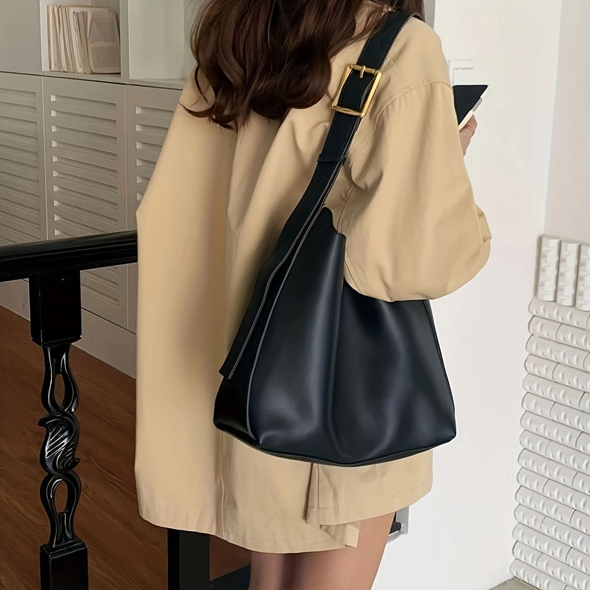 Stylish Casual Coin Purse and Tote Bag Set