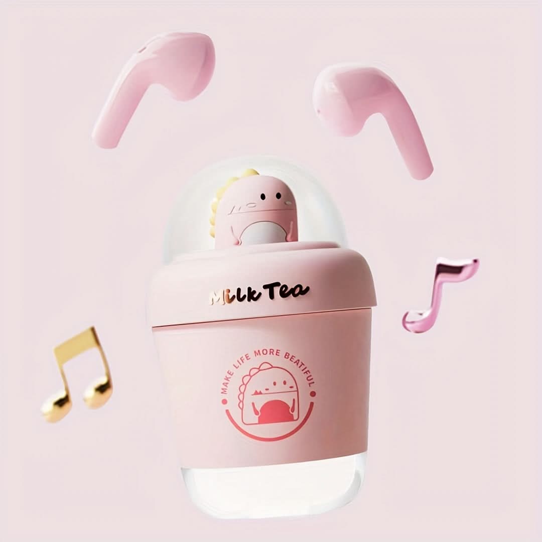 Cute Wireless Earbuds with Built-in Microphone