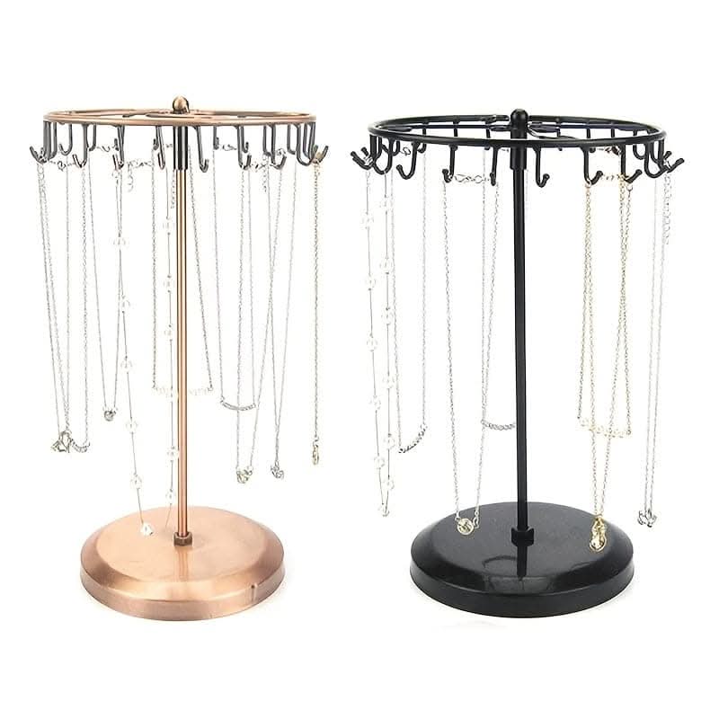 Vintage Metal Necklace Holder – Jewelry & Keychain Display