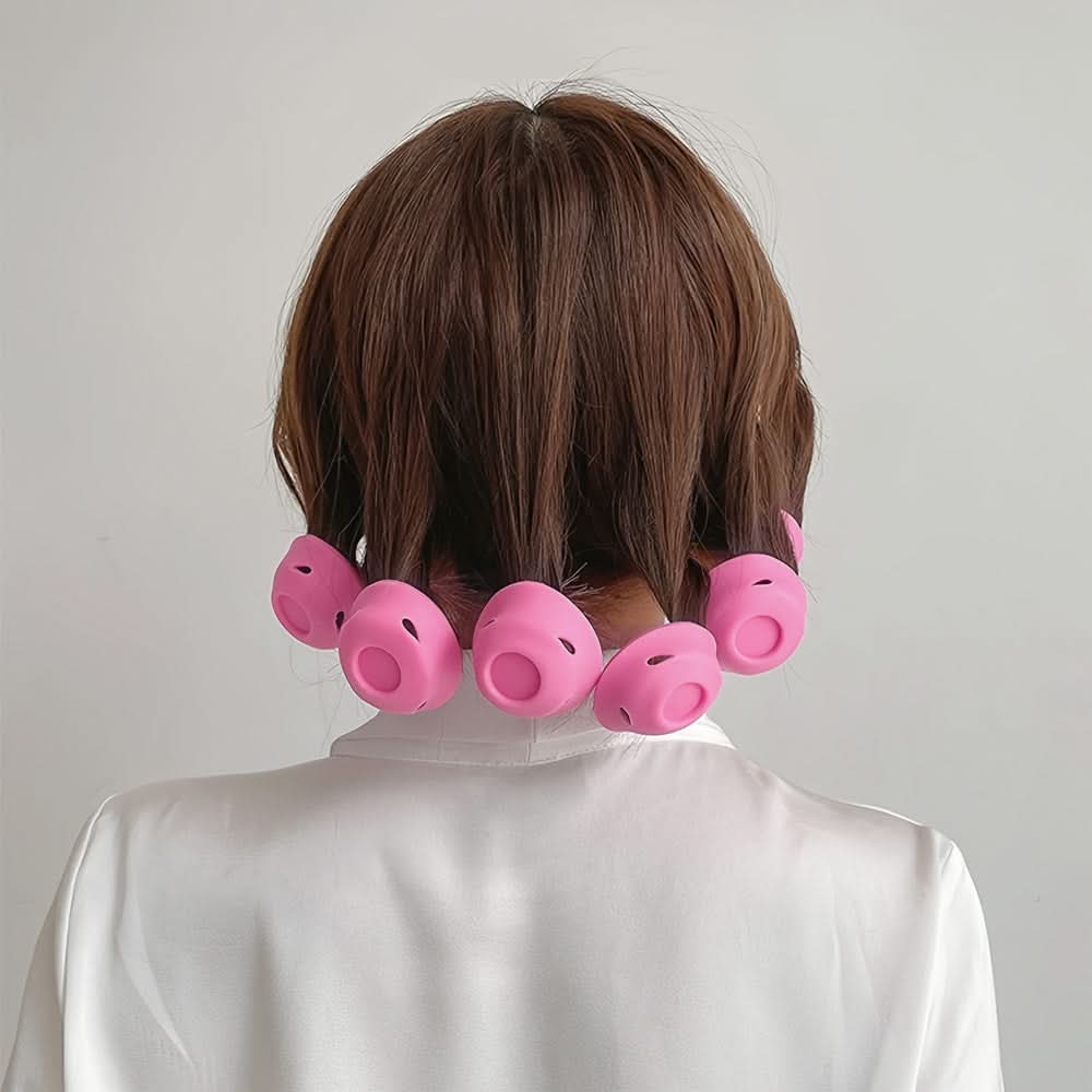 10-Piece Heatless Curling Rod Set - Long-Lasting Curls