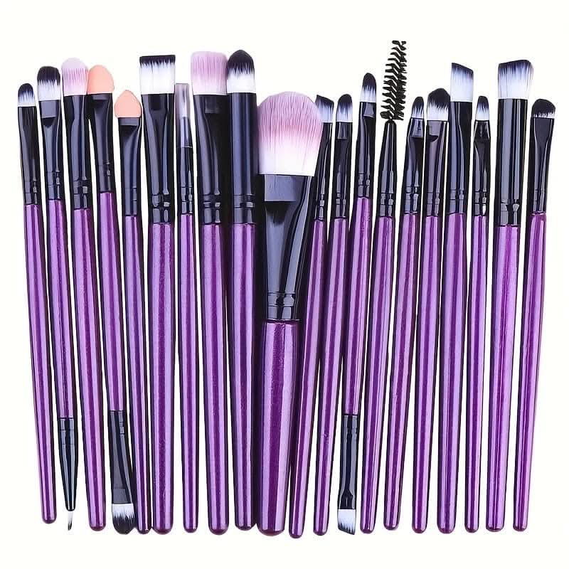 20Pc Makeup Brushes Set- Ideal For Makeup Beginners