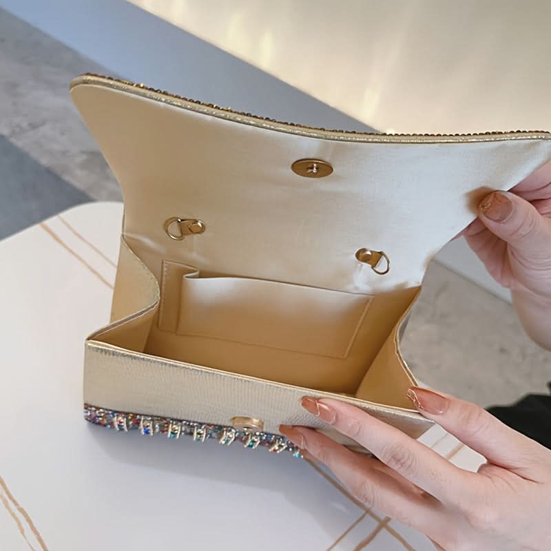 Multicolor PU Crossbody Clutch for Women