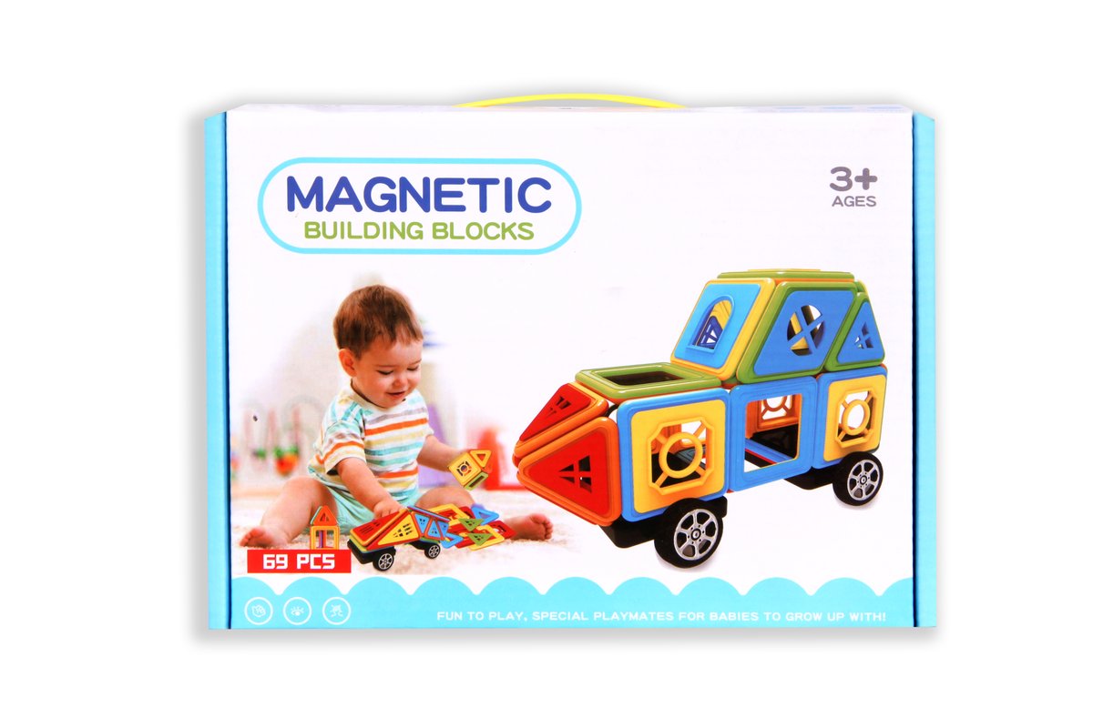 Magnetic Building Blocks 69Pcs