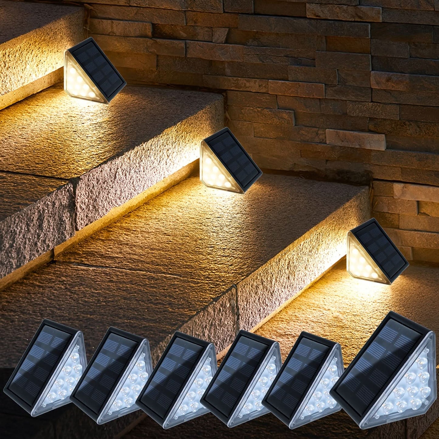Solar Waterproof LED Step Lights